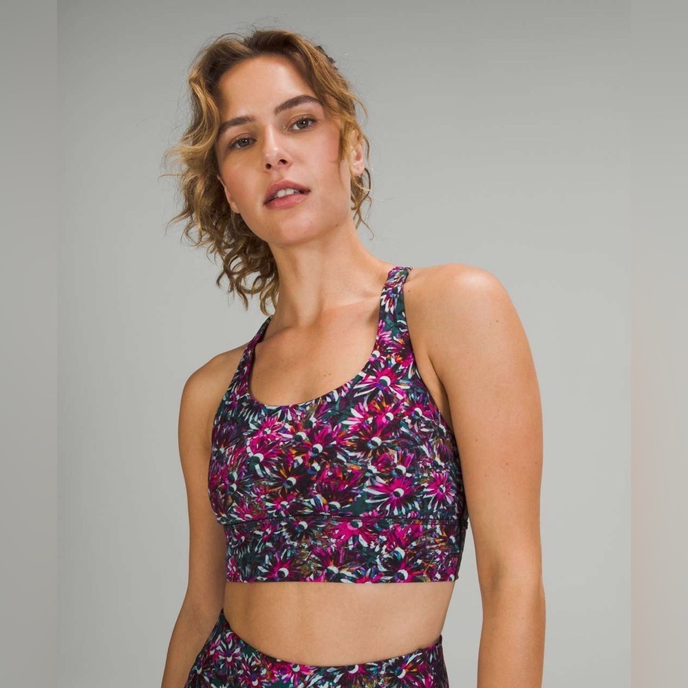 LULULEMON energy long line bra, size 6